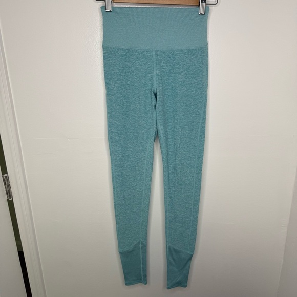 ALO Blue Quartz Heather High Waist Lounge Leggings - Picture 2 of 7